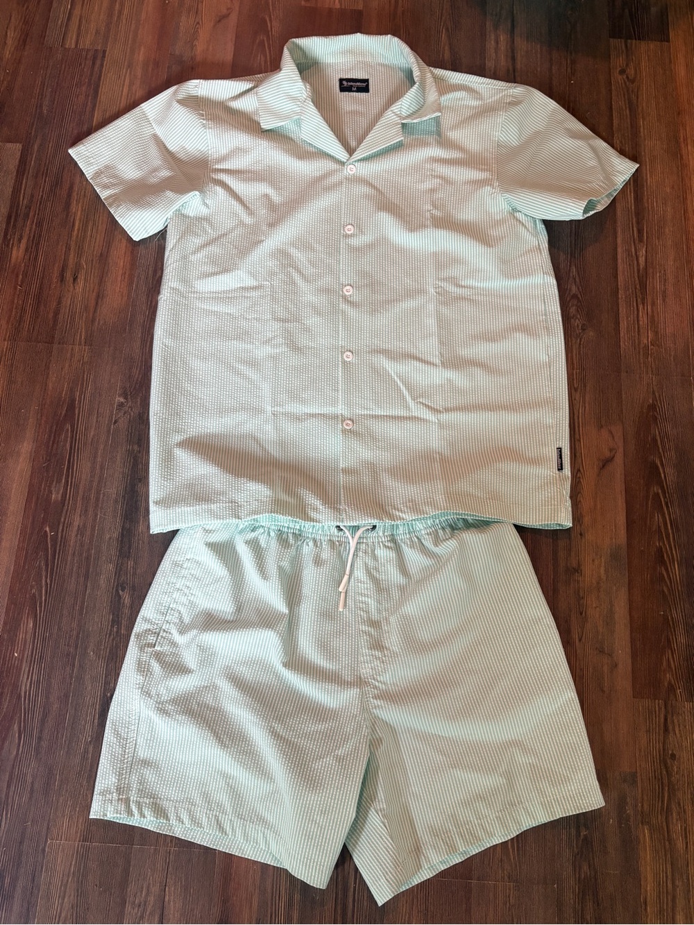 Islandhaze Light Mint Short-Sleeve Swim set